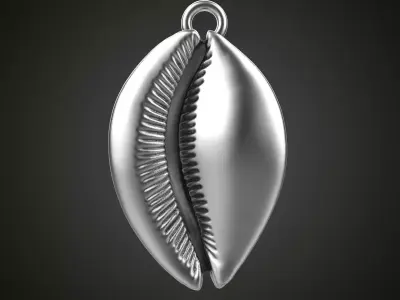 Shell pendant 3D print model