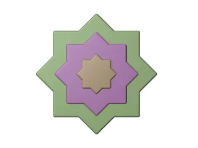 mosque decoration 3D model