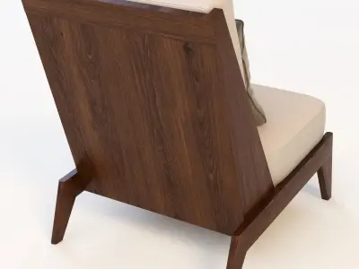 Andre Sornay Lounge Chair 3D model