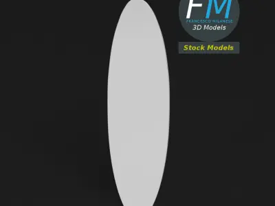Surfboard 3D model