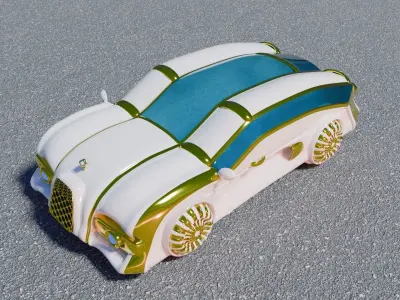 Fantasy car 3D model