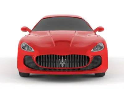 Maserati sports car 3D model