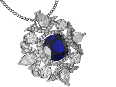 Shining necklace Free 3D print model