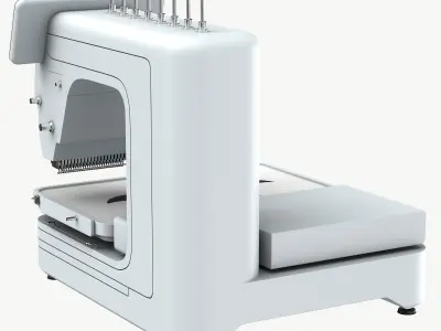 Embroidery Machine 3D model