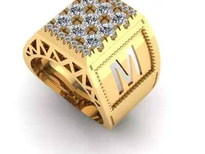 Ali-753-Ring Free 3D print model