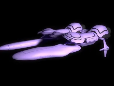 Sword-Breaker spaceship 3D model