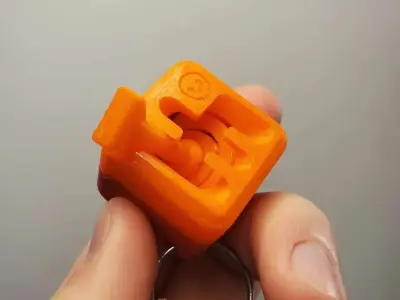 Stickshift Keychain Fidget 3D print model