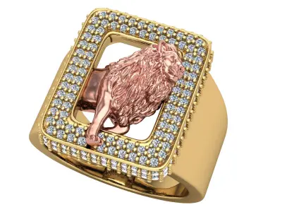 The Lion Ring - Lion King 3D print model