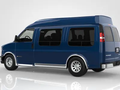 Chevrolet Express Van 1997 3D model