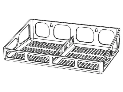 Wall Mounted Multi Purpose Shelf 3D print model