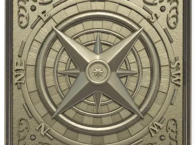 Decorative panel 8 3D model purchase