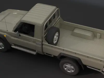 toyota land cruiser 3D model