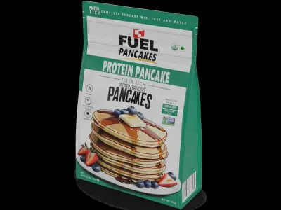Food for sport Protein Pancake Mix Low-poly 3D model