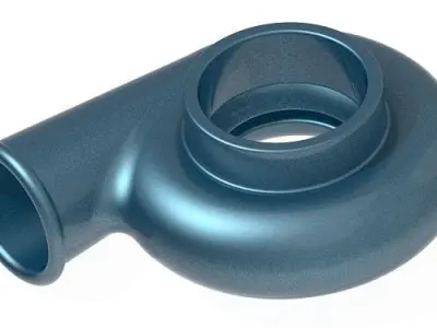 Kids Engineering Compressor Housing 3D print model