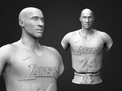 Kobe Bryant 3D Printable 2 3D print model