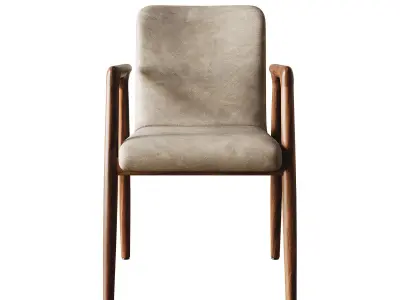 Chair Dining Chair  ID401 3D model