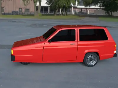 Robin Reliant HDRI 3D model