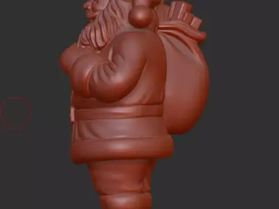 High-Poly Santa Claus 3D Print Model  ZBrush Sculpted  Scalable 3D print model