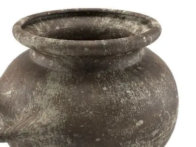 Old Clay Pot 3D model