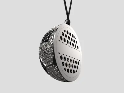 Pendant ball 3d printable Football sport jewellery 3dm stl file 3D print model