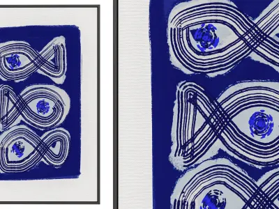 3 Abstract Frames Set 11 3D model