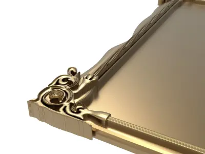 carved frame 3D model 49
