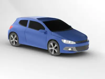 Volkswagen Scirocco Free 3D model