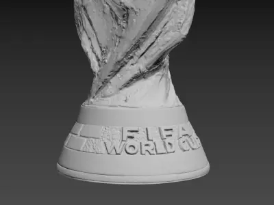 FIFA WORLD CUP TROPHY Low-poly 3D model