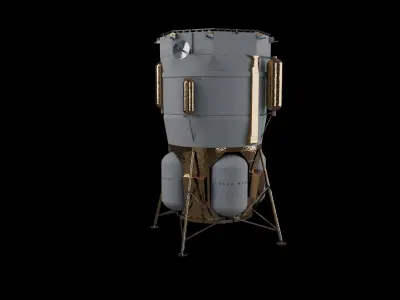 Blue Moon MK1 Lunar Lander 3D model