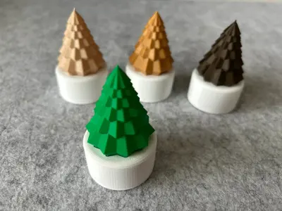 Mini-LED-Christmas-Tree - Vase Mode 3D print model