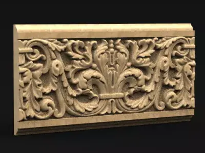 Decorative Panel 4  3D STL Model 3D print model