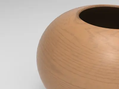 Sphe Vase Low-poly 3D model