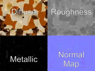 Realistic Mushroom Model Pack Low-poly 3D model