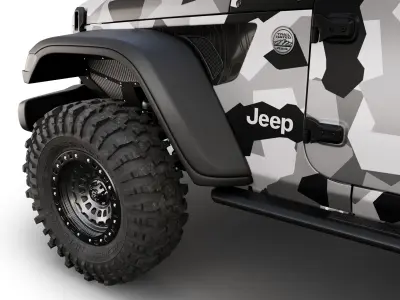 jeep gladiator mojave 2024 3D model