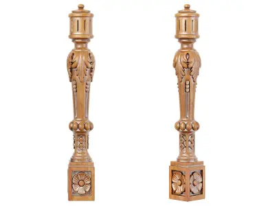 Classic baluster 03 3D model