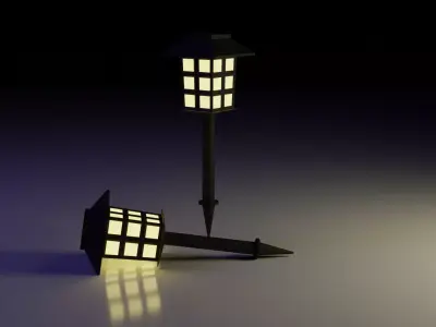 Landscape Lamp Free 3D model