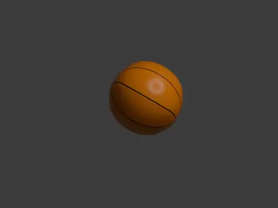 Bola basquete Free 3D model