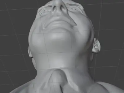 John von Neumann 3D print model