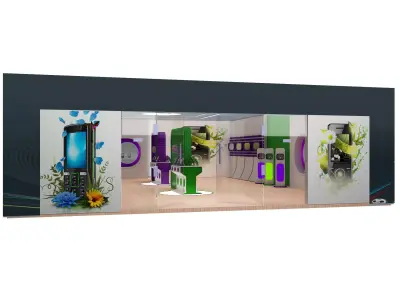 Interior Shop Market a561a 3D model