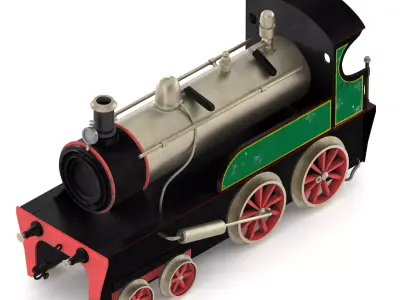 old trian toy 3D model