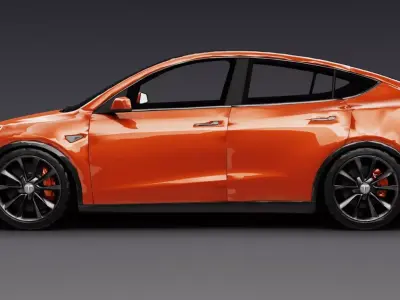 Tesla model Y 2020 3D model