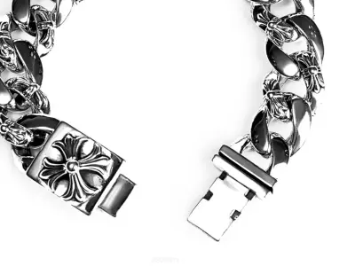 chrome heart FANCY CHAIN BOX BRACELET  3D model