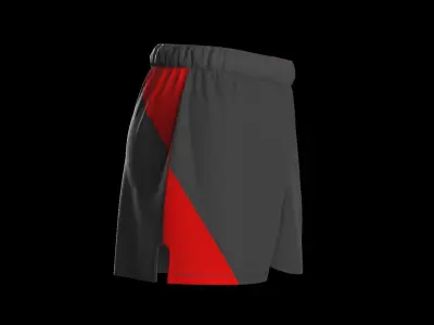 Male Short 3D model purchase