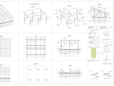 132 kWp Solar Project Type 11 3D model