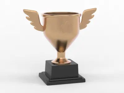Trophy Cups 3D model purchase