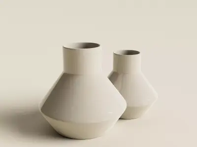 Geometric Form Vase 3D Model Free 3D model