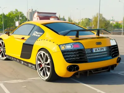 Audi R8 car 3d model 3D model