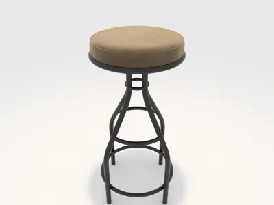 Bar Stool 46 3D model