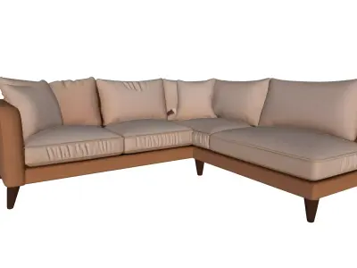 MODERN SOFA 3D model 7