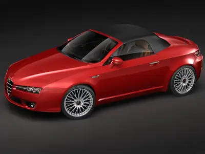 Alfa Romeo Spider 3D model